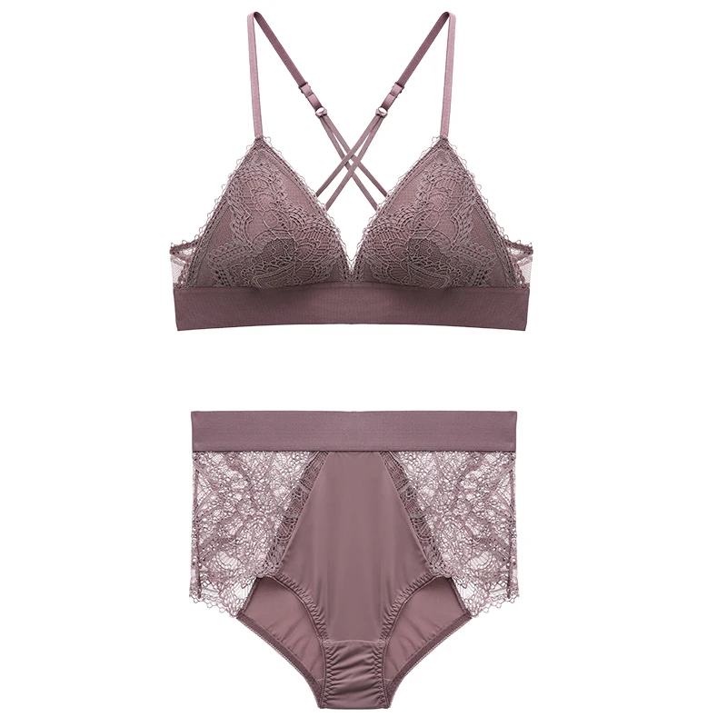 new arrival triangle thin cup women underwear sets ABC 32 38 young