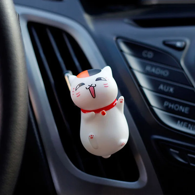 Автомобильный парфюм Освежитель Воздуха Пластиковый мультяшный кот детское внутреннее украшение разъем запах, автомобильный освежитель автомобильный парфюмерный диффузор подарок - Название цвета: Lie down