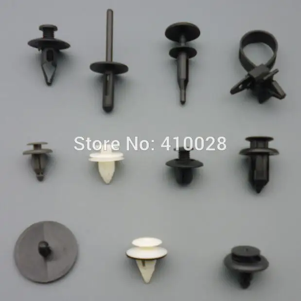 500pcs Car Door Trim Panel Push Type Retainer Front Rear Fender Push