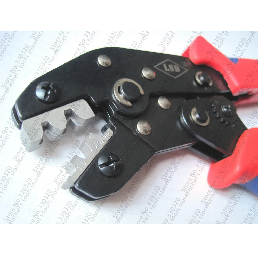 

DN-02B Hand Mini European Style Pin Crimping Pliers tool for non-insulated open plug-type terminals crimp capacity 0.5-2.5mm2