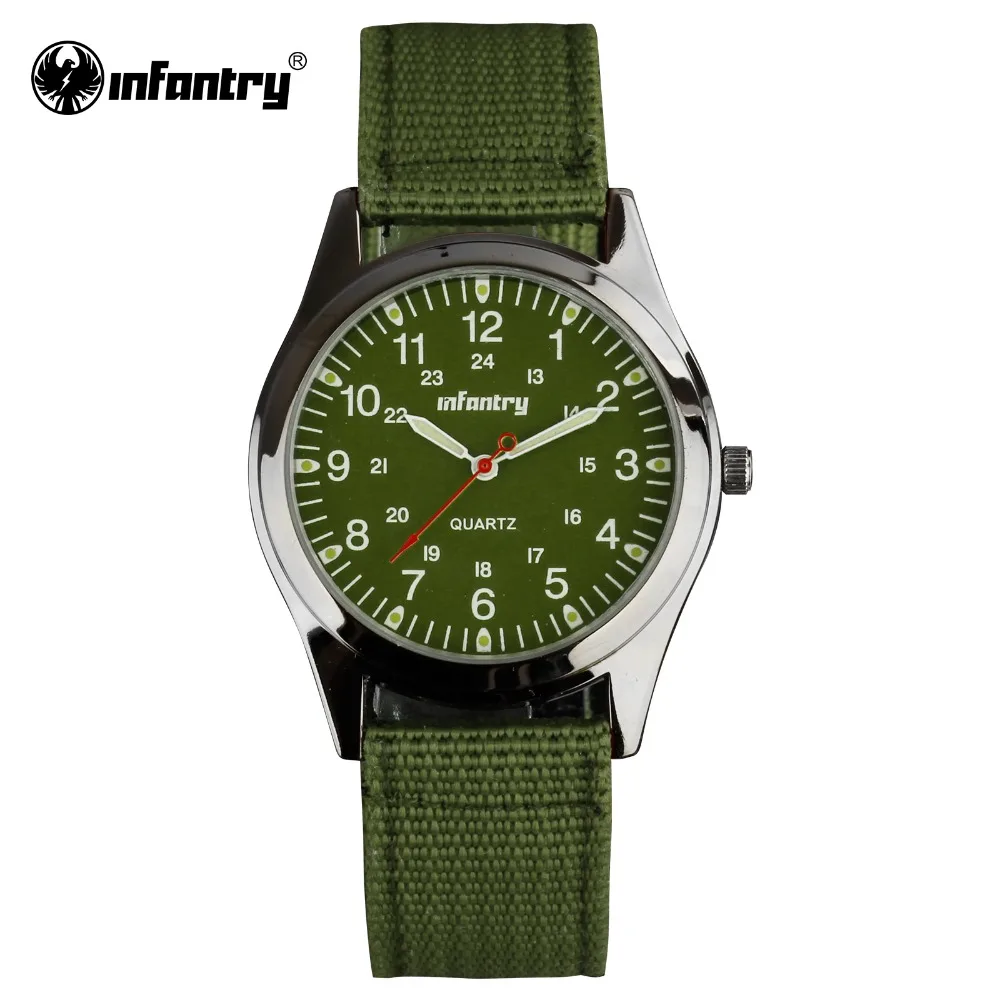 INFANTRY Military Watch Men Glow in Dark Wristwatch Mens Watches Top