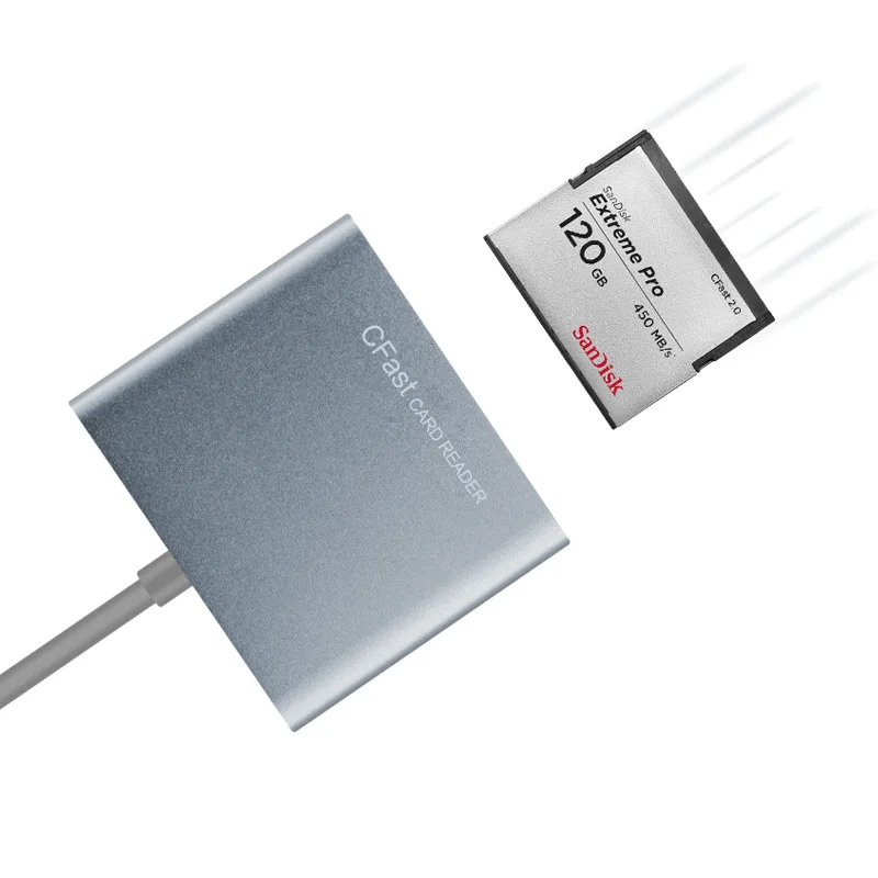 Professional High Speed 500MB/s Cfast Card Reader Compatible Cfast Interface Camera Kit For Canon 1DX Mark II C300 Mark II XC10 Professional High Speed 500MB/s Cfast Card Reader Compatible Cfast Interface Camera Kit For Canon 1DX Mark II C300 Mark II XC10