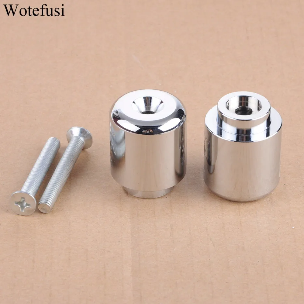 

Wotefusi Chrome Handle Bar Caps Ends Weight For Yamaha YZF 06-12 R6 R1 03 04 05 06 07 08 09 10 FJR1300 [PA465-PA466]