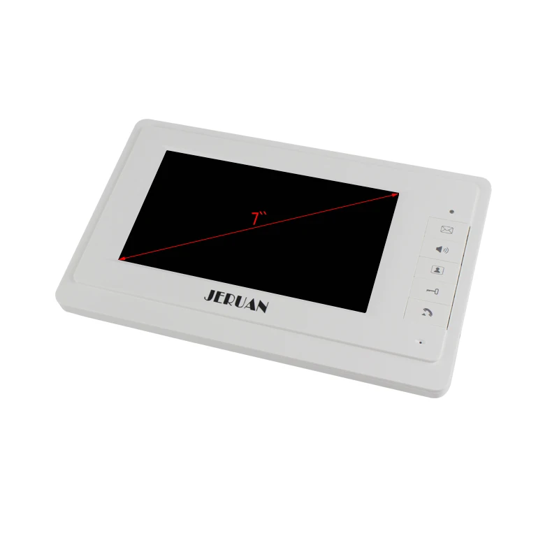 Комплект видеодомофона JERUAN 7 дюймов с белым монитором 700TVL rfid камерой 180 кг