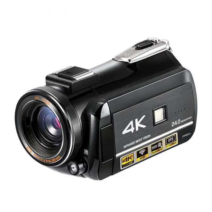 toque embutido microfone 4 k hd wifi