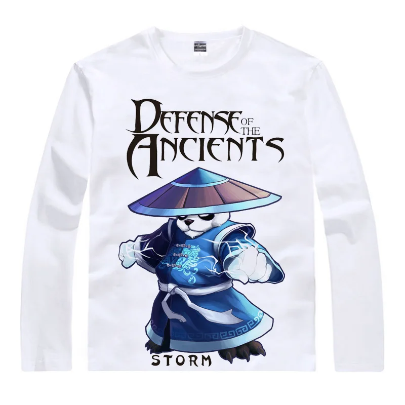 Coolprint аниме рубашка DOTA2 DOTA 2 футболки мульти-стиль с длинным рукавом Shadow Fiend Storm Spirit Косплей Motivs хентай рубашки - Цвет: Style 10