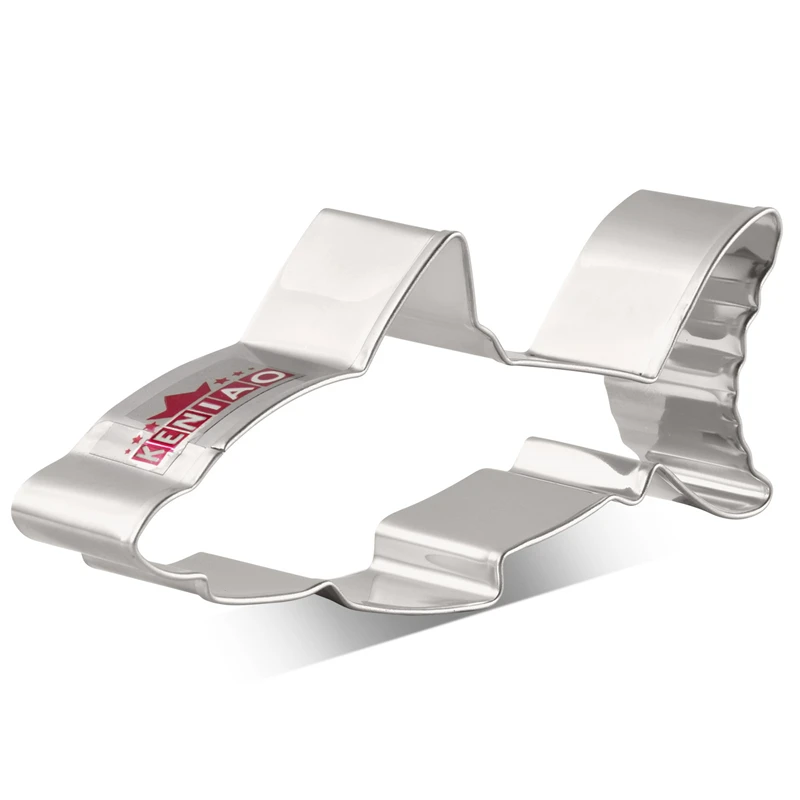 

KENIAO Ocean Shark Cookie Cutter for Kids Birthday Party Cutters-Biscuit / Pastry / Bread Cutter-11.2 x 5.1cm-Stainless Steel