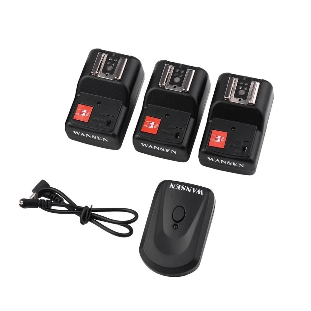 

PT-04 GY 4 Channels Wireless/Radio Flash Trigger SET with 3 Receivers Wholesale Drop Shipping