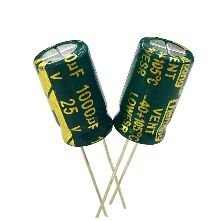10 шт. 470/1000 мкФ алюминиевая крышка 25В/35V Высокая частота ЖК дисплей материнская