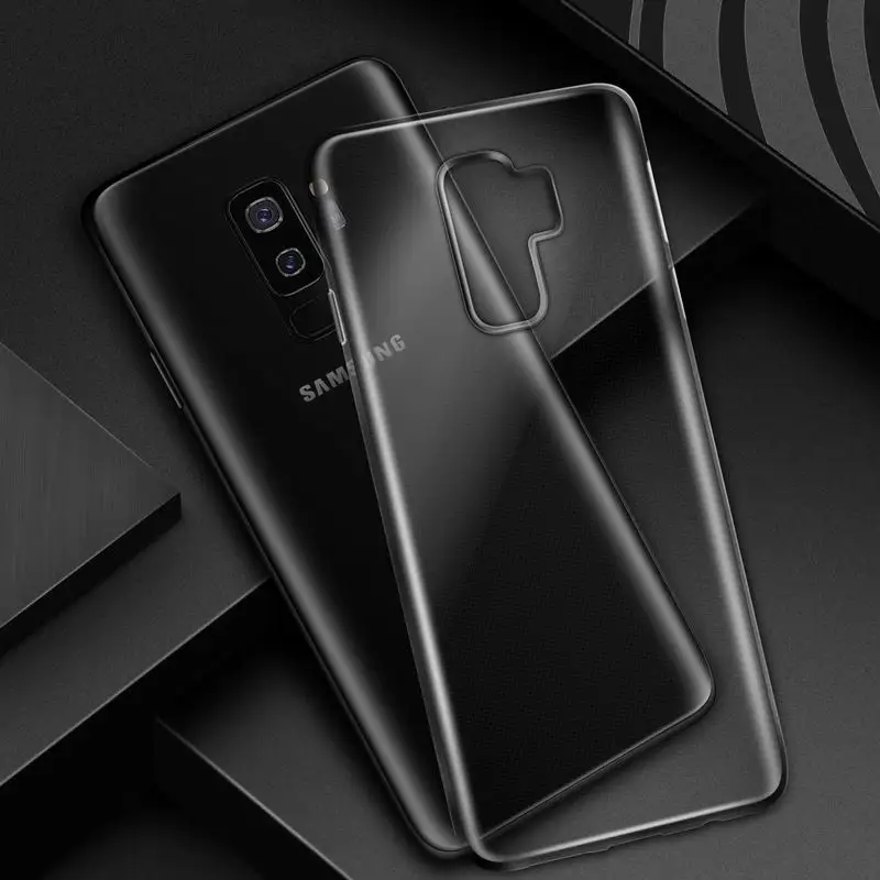 

NOWAL Luxury Soft TPU Silicone Shockproof Phone Case For Samsung S9 S8 Plus Transparent Clear Cover For Samsung S6 S7 Edge Note8
