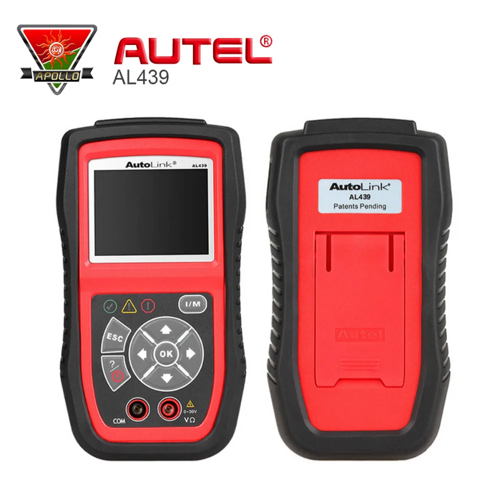 

[Authorized Distributor]Auto MultiMeter AVOMeter Scanner Color Screen OBDII Diagnostic Autel Auto link AL439 Engine Code Scanner