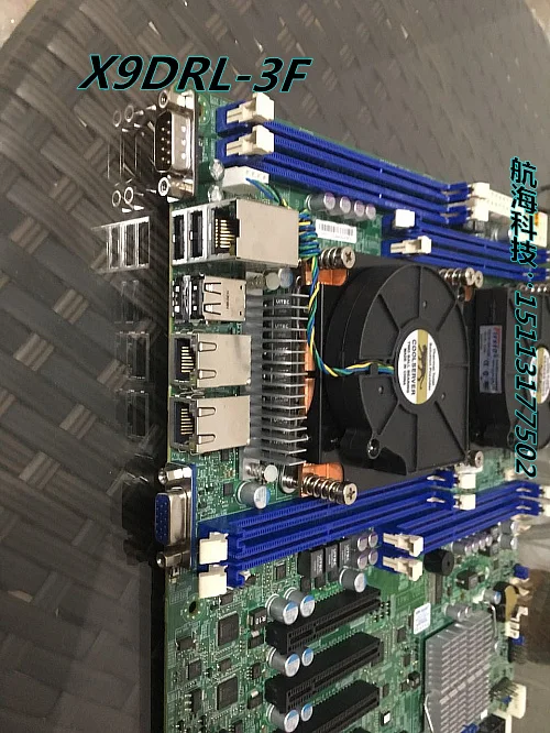  X9DRL-3F supports E5-2680 V2 dual x79 motherboard DDR3 memory with remote dual network port used 90