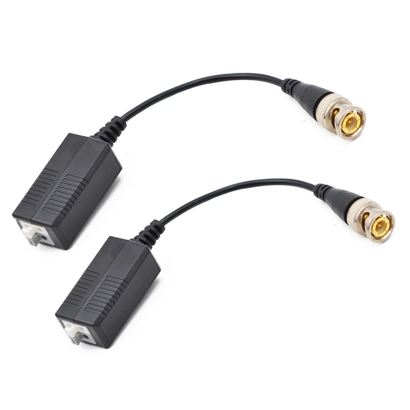 2PCs 3000FT Distance UTP Video Balun Twisted CCTV Balun Passive Transceivers BNC Cable Cat5 CCTV Adapter 2PCs 3000FT Distance UTP Video Balun Twisted CCTV Balun Passive Transceivers BNC Cable Cat5 CCTV Adapter
