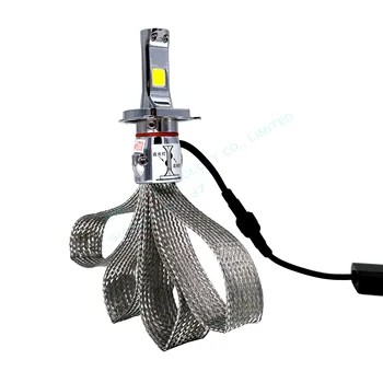 

H4 LED headlight car lights car headlight lamp bulb LED light 12V 2600LM 6000K 2PCS pure copper heat dissipation belt 360 rotate