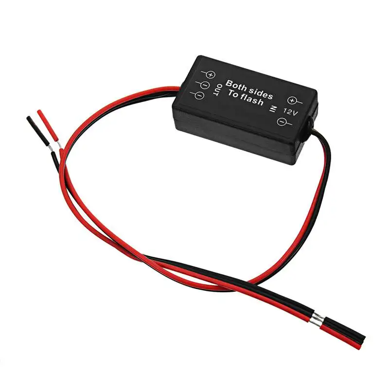 

15W 6A Both Sides Flash Strobe Controller Flasher Module For Car LED Brake Light Stop Light Lamp DC12V