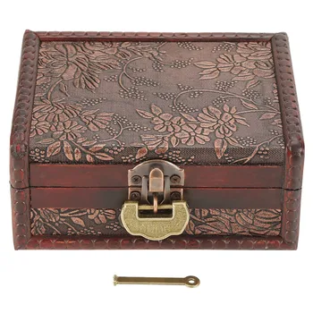 

Retro European Style Wooden Jewelry Box Jewelry Storage Case
