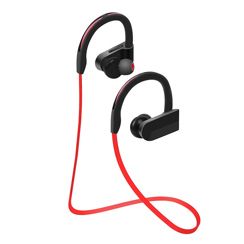 

CCBCCR Sport Bluetooth Earphone Sweatproof Headset Ear hook Wireless Stereo Headphone with Build-in Mic Handsfree for Smartphone
