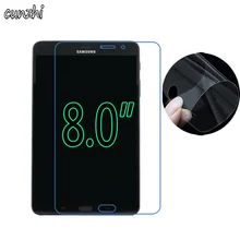 Прозрачный однотонный мягкий ультра тонкий экран протектор для Samsung Galaxy Tab A 8,0 T380 T385 SM-T385 " Защитная пленка для планшета