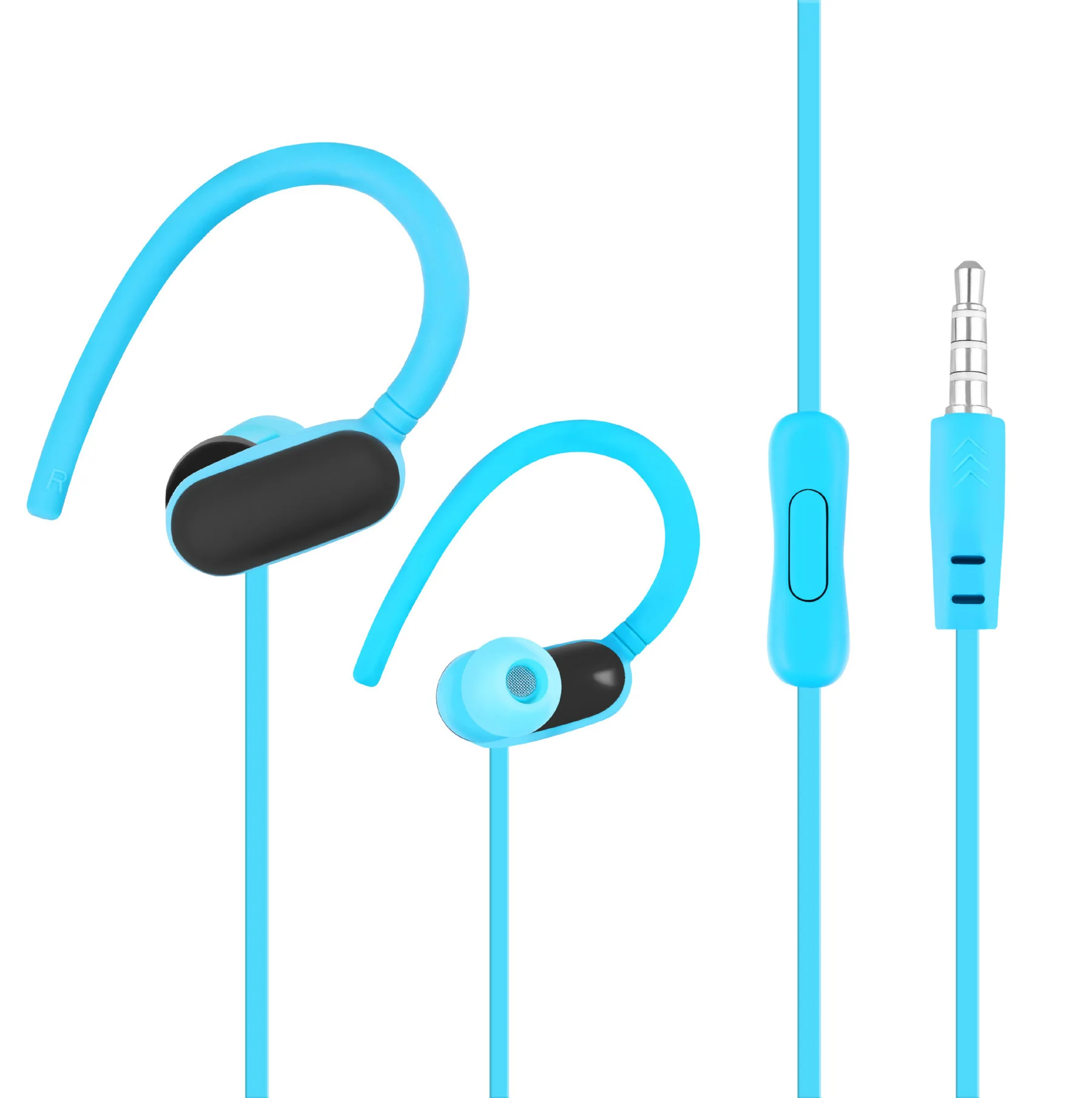 New Sale Sport Ear Hook Headphones Earphone Super Bass Stereo Headset With Microphone Comfortable to Wears Running for Phones
