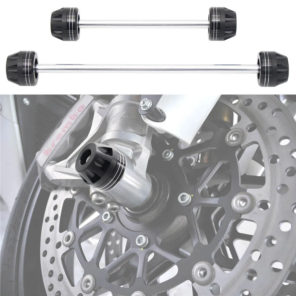 

For HONDA VTR 1000 RC51 2000-2005 Motorcycle Rear Front Axle Fork Crash Sliders Wheel Protector Falling Protection