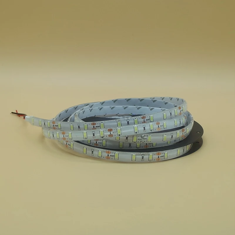 Супер яркая SMD 5630 5730 Светодиодная лента гибкий свет DC 12V водонепроницаемый Fita 60