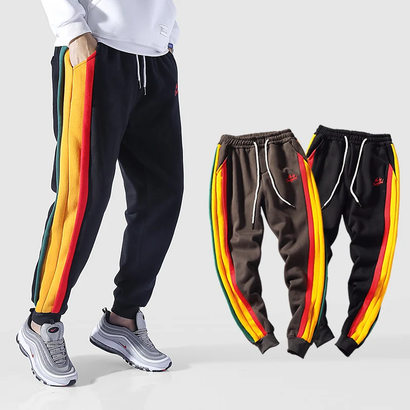 

Loldeal Fashion Men Fitness Pants Casual Loose Sweatpants Bundle Elastic Bottom Drawstring Workout Trousers