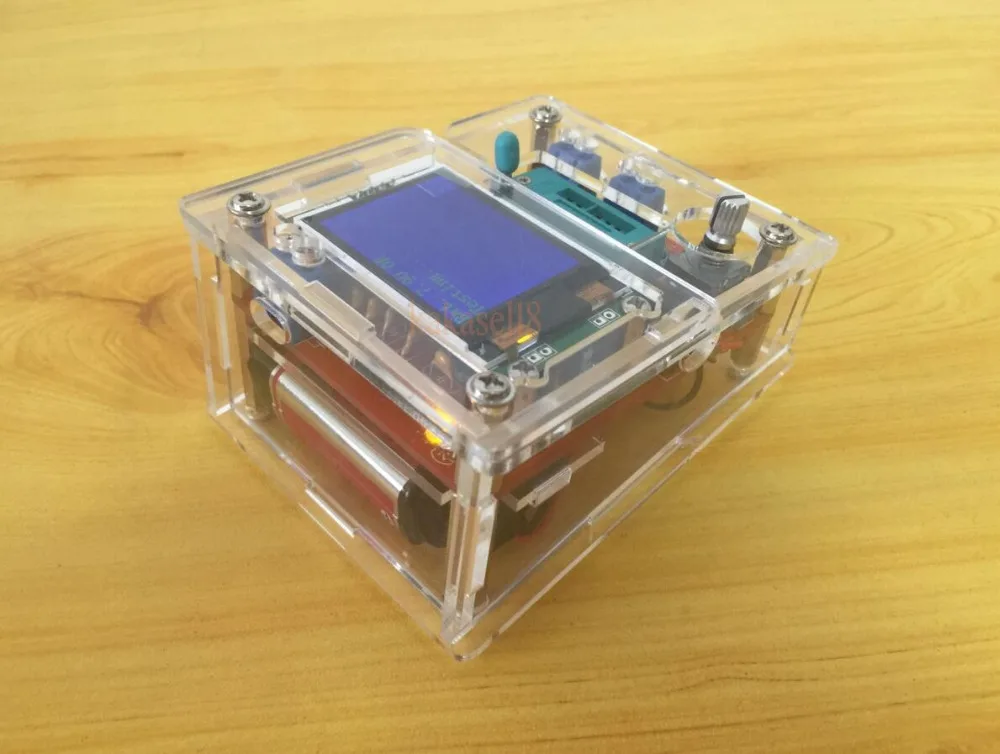 Прозрачный чехол для транзистора TFT M328 тестер транзисторов LCR емкость диода
