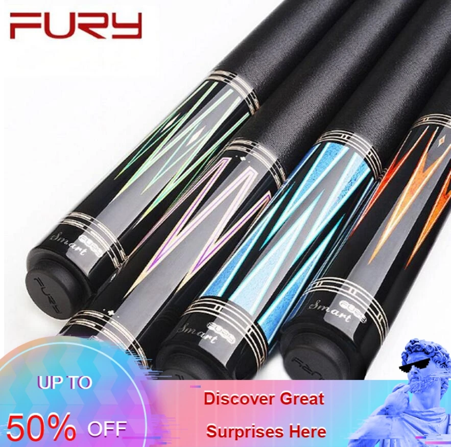 

Fury CL Series Billiard Pool Cue Stick Kit 13mm Tip with Pool Cue Case Set 4 Colors Options Offer Combination Professional 2019