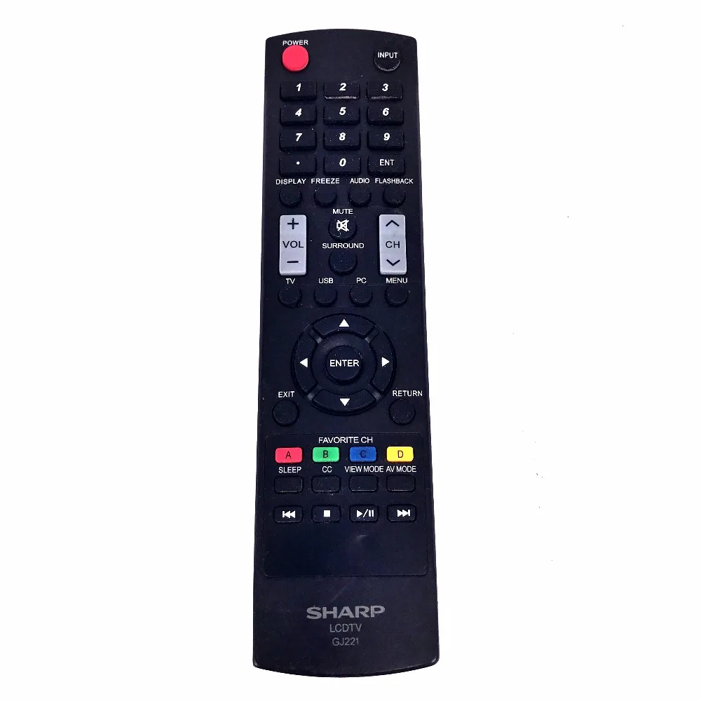 

Used Original Remote Control GJ221 For SHARP LCD TV control FOR LC-32LE653 / LC-32LE653U / LC-40LE653 Fernbedienung
