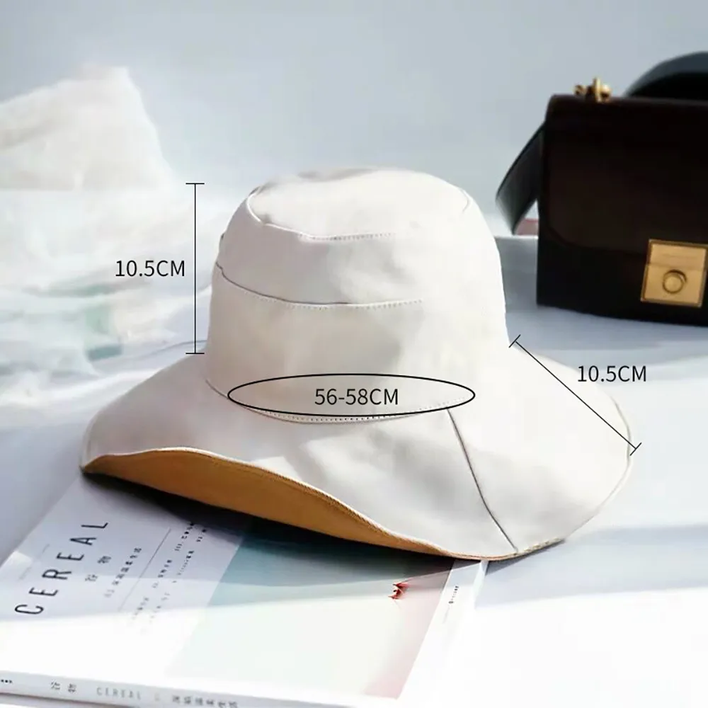 Поп Рыбацкая шляпа носимая с обеих сторон уличная Панама хлопок Casquette Модные женские аксессуары оптом O3MZ496 - Цвет: Бежевый