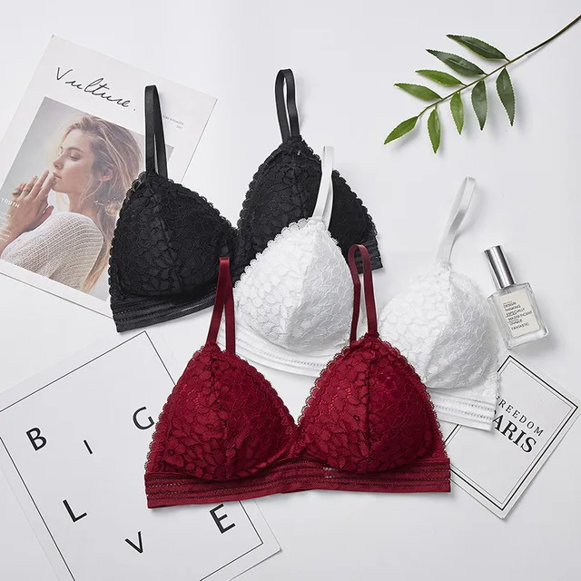 

Bras for Women Lingerie French cup Lace Sexy Bralette Push Up Bra Plus Size Straps Backless Bras Large Size