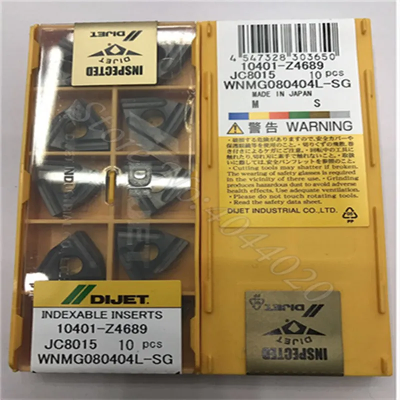 Распада тяжелых резонансов WNMG080404L-SG JC8015 WNMG431L-SG JC8015 вставки карбида 10 шт