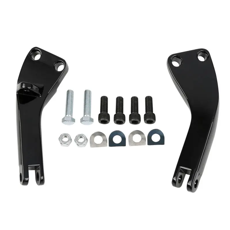 Motor Foot Peg Mounting Brackets Mounts For Harley Dyna Super Wide