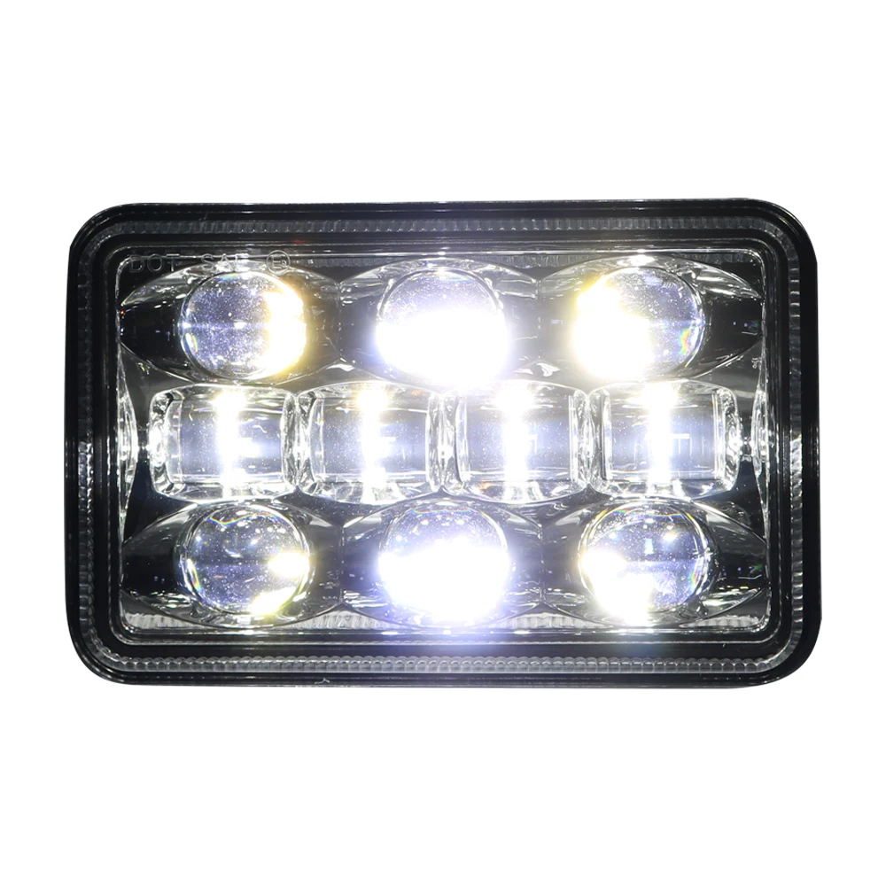 4x6 &quotдюймовый светодиодный прямоугольный фары HID Замена для Peterbil Kenworth Freightinger H4651