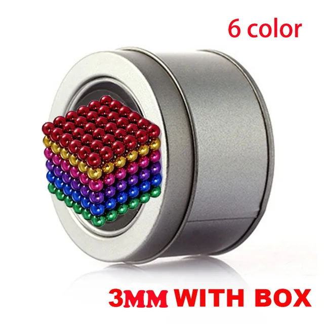 216pcs Magic Cube Toys Mini Balls Puzzle Metal