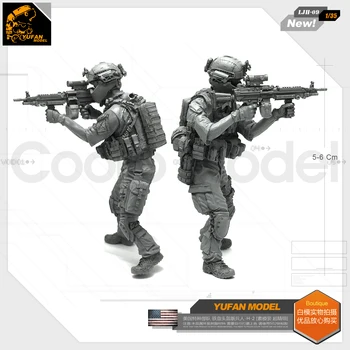

1/35 American Special Forces Army Skull Devil Soldier H-2 Resin Model LJH-09