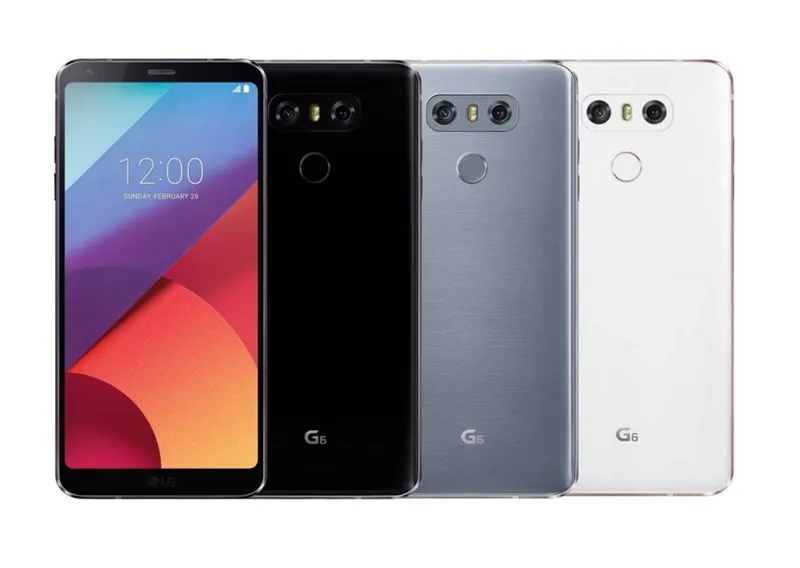 LG G6 Dual H870DS разблокированный GSM LTE Android Dual Sim четырехъядерный ОЗУ 4 Гб ПЗУ 64 Гб 5,7 дюйма двойной 13 МП мобильный телефон Snapdragon 821