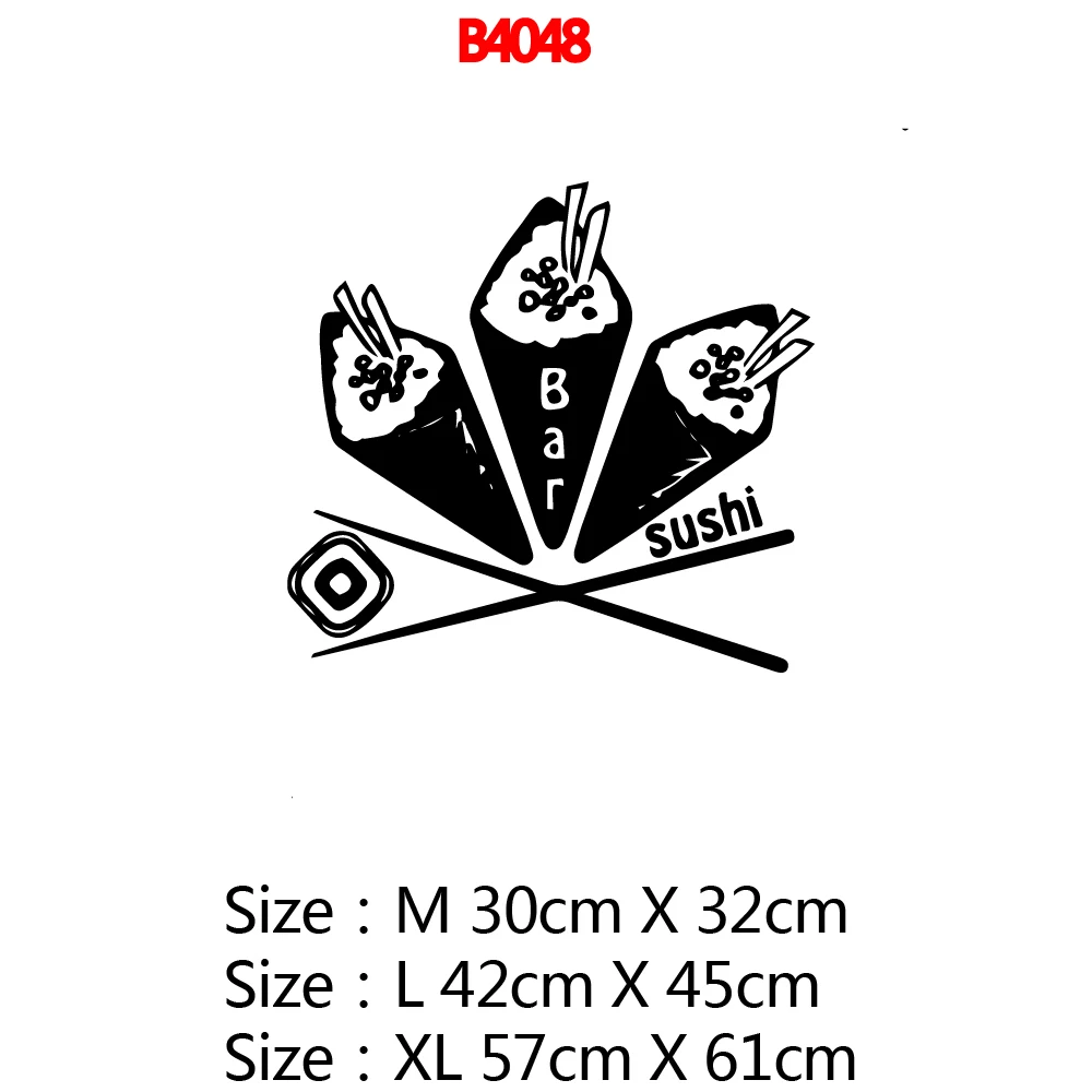 Fashion sushi Removable Art Vinyl Wall Stickers vinyl Stickers Home Decoration Accessories Fashion sushi Removable Art Vinyl Wall Stickers vinyl Stickers Home Decoration Accessories