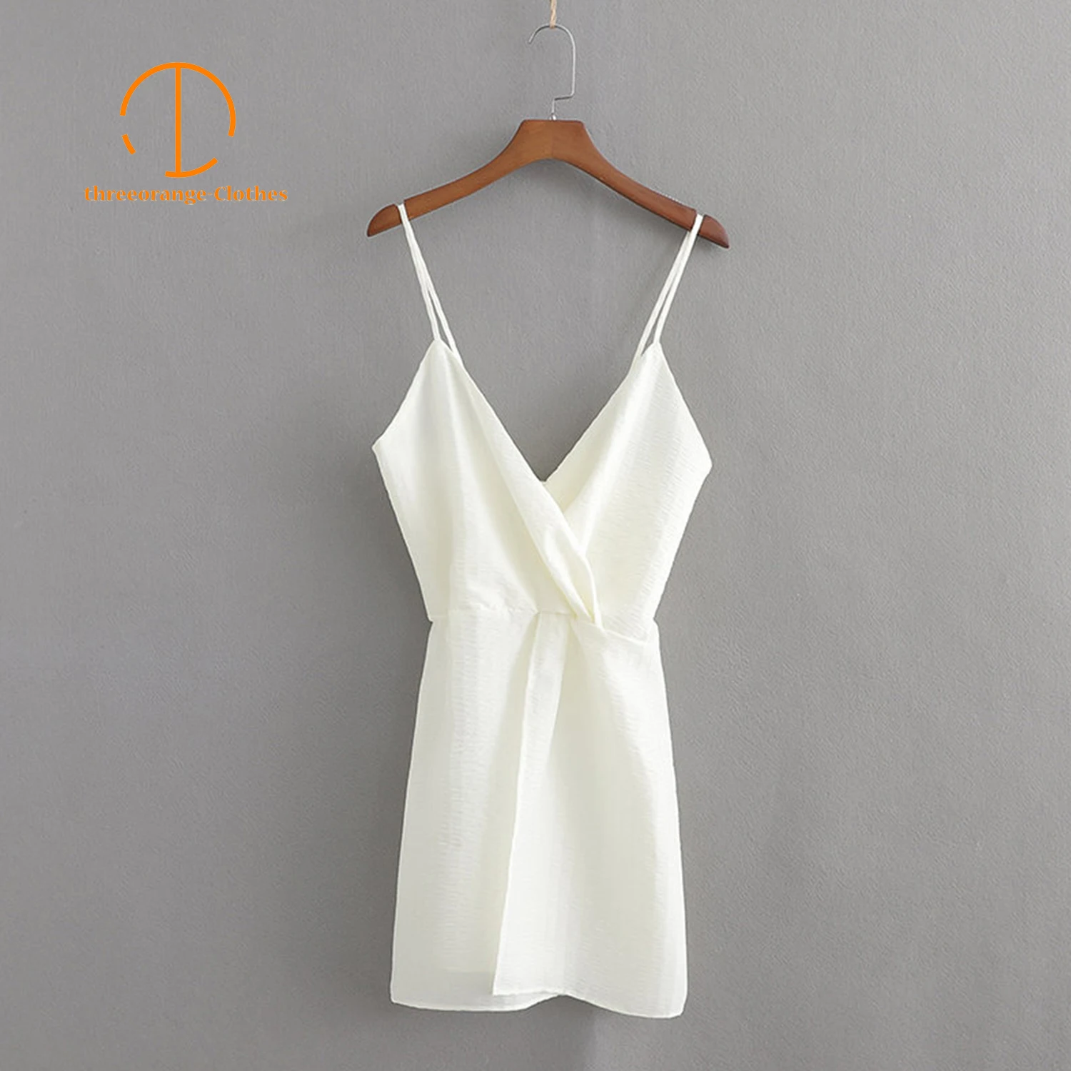 

Summer Long beige blouse shirt women top V neck backless sling straps soft comfortable fabric Fashion casual blouse femme blusas