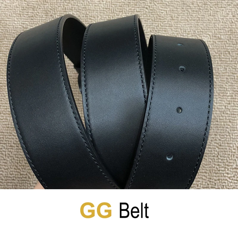 

GG Belt Faux Leather Famous Brand Buckle Vintage Decorative Casual Tighten All-Match Lightweight Long Women Belt