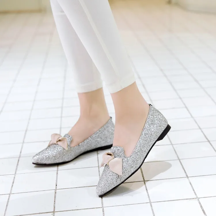 

Big Size 11 12 ladies high heels women shoes woman pumps Butterfly Tip Lady's Single Shoes