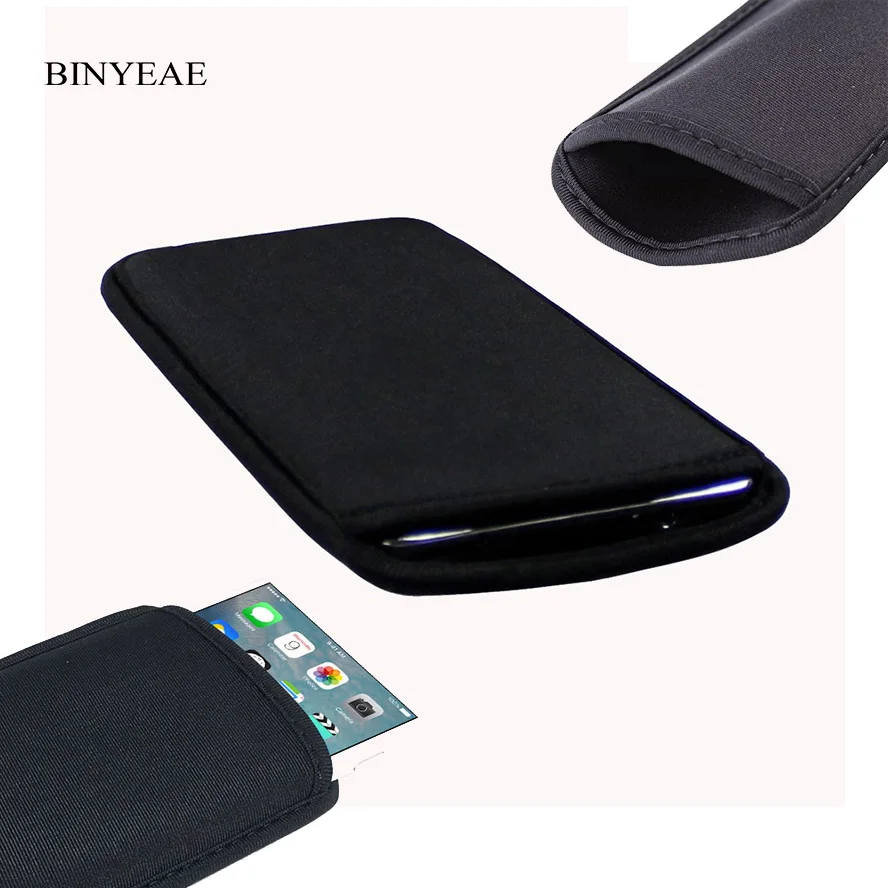 

Soft Flexible Neoprene Protective Black Pouch For Sony Xperia C S39H C2305/ZR M36H C5502 C5503 Elastic Sleeve universal bag Case