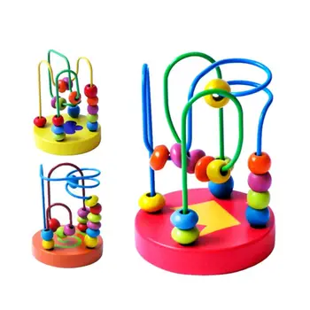 

Wood Beads Roller Maze Game Kids Training Intelligence Development Exercise Tool Toy