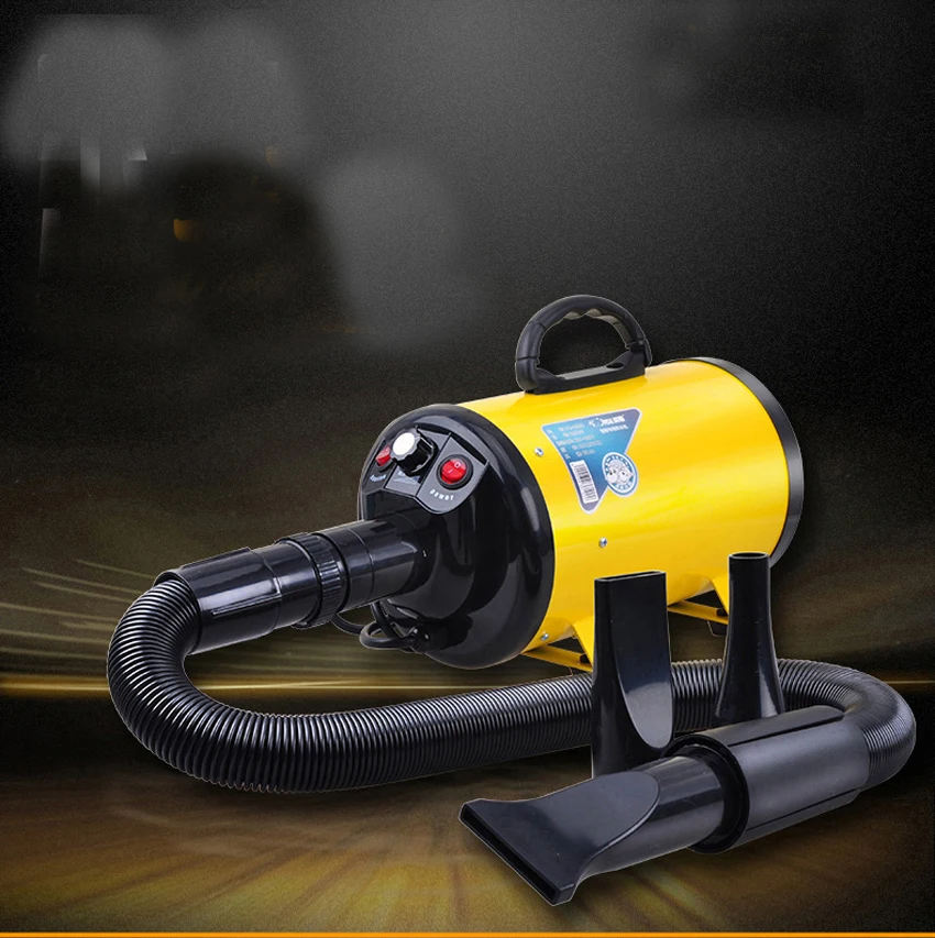 Portble 2200w Cat Dog Pet Dryer Blower 220v For Dogs Cats Orange Pink