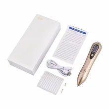 Портативный развертки ручка для удаления пятен профессиональный лазерный крот веснушки инструмент для удаления инструмент ластик ЖК-дисплей USB Перезаряжаемый