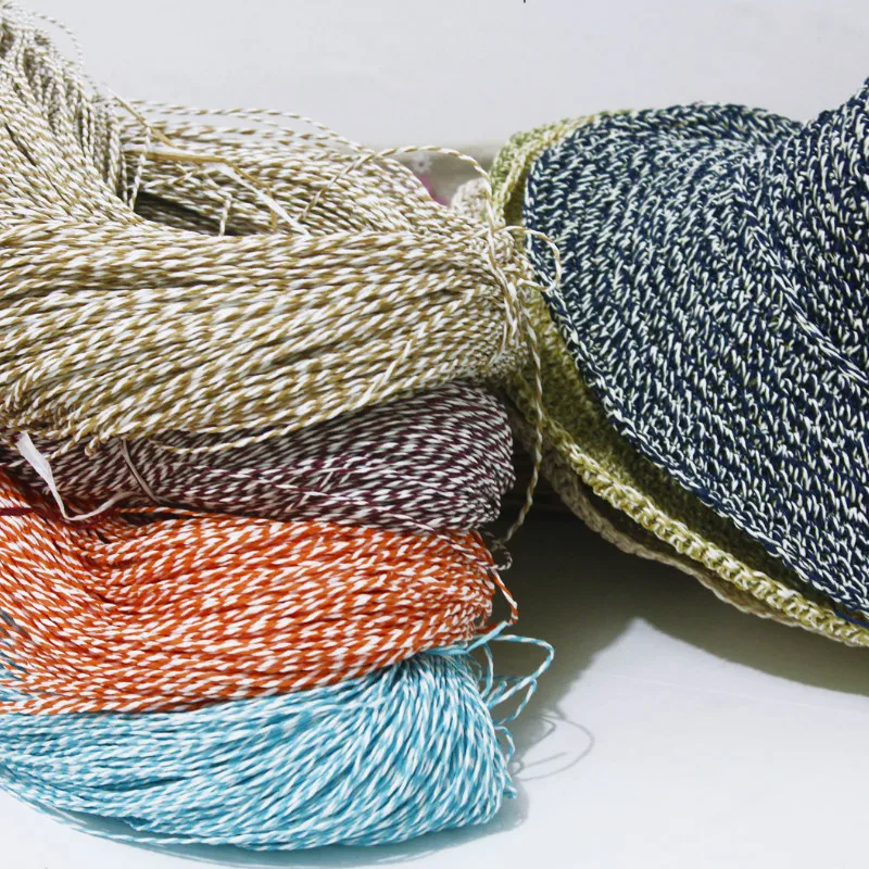 

450 G/lot Raffia Straw Yarn Diy Fancy Yarn for Hand-crocheting Beach Hats Bags Cushions Rope for Wrapping Gifts Cakes Flowers