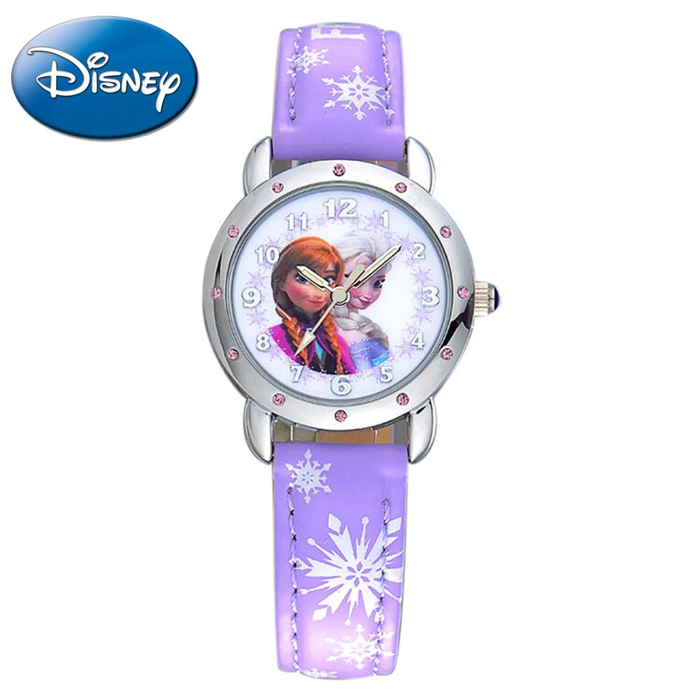 Best Children Frozen Elsa Anna Princess Rhinestone Cartoon Watch Clever