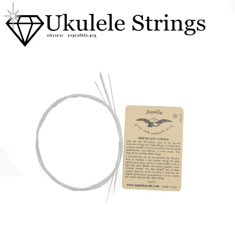 

New 1 set Strings for Ukulele Little Guitar Strings Nylon White Hawaii Guitar 4 Strings Ukulele strings 21/23/26 inch universal