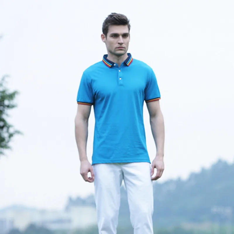

Exercise Polo shirt Solid Man/woman universal men short sleeve mercerized cotton Man/woman universal Polo S-3XL 85661