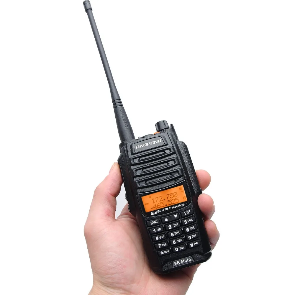 Baofeng UV-9R Коврики IP67 влагонепроницаемые Walkie Talkie 10 Вт Dual Band 136-174/400-520 МГц Любительское радио, Си-Би радиосвязь 10 км дальность UV-9R плюс UV-82